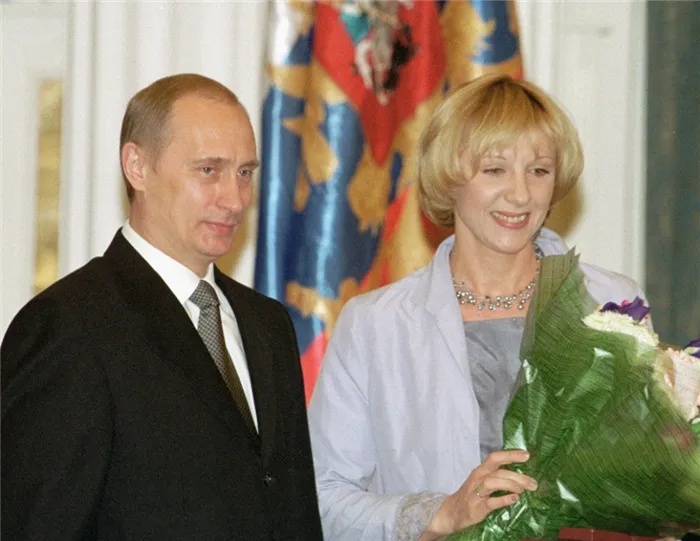 Елена Яковлева и Путин