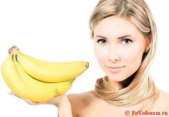 банан для волос