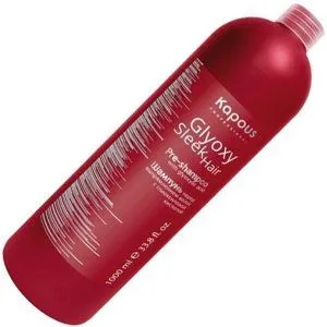 KAPOUS Шампунь перед выпрямлением волос с глиоксиловой кислотой 1000 мл