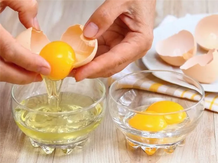 Приготовление маски для кожи лица из яйца и желатина