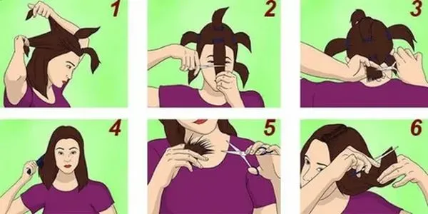 Как в домашних условиях подстричь короткие волосы
