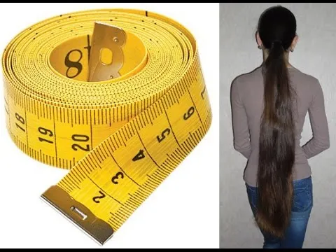 Измерение длины волос проводят с помощью сантиметра