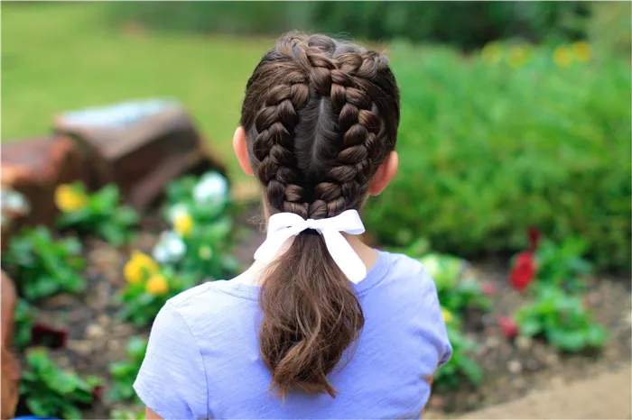 Модные прически для девочек на длинные волосы - идеи с фото