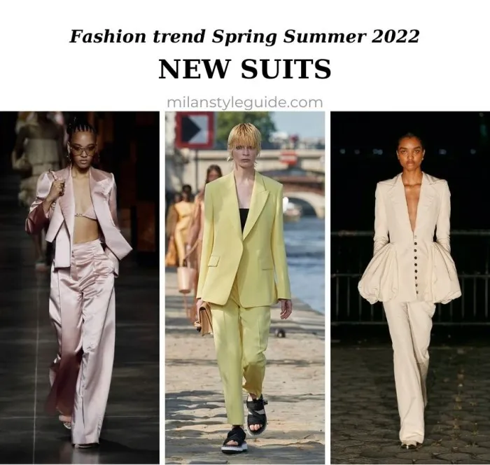 модные тренды женской одежды весна лето 2022 тренд костюмы жакеты