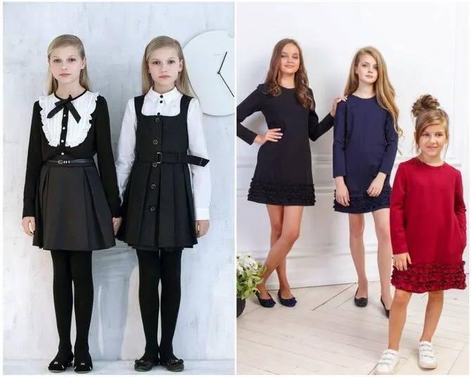 Модная школьная форма для девочек: стильные фото 2021-2022 года 8
