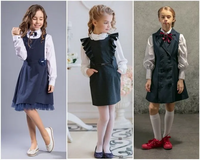 Модная школьная форма для девочек: стильные фото 2021-2022 года 7