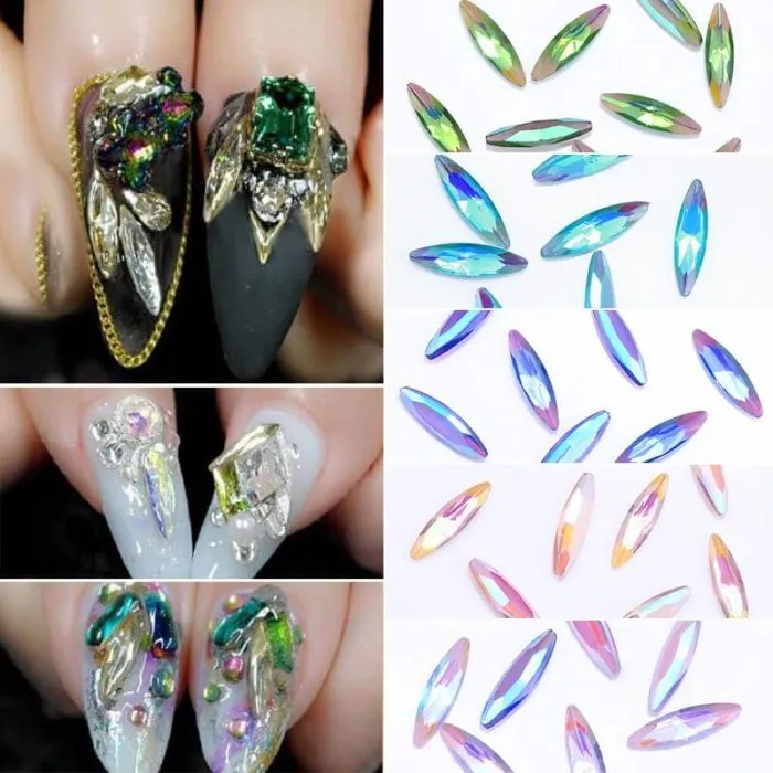 Виды кристаллов для ногтей