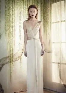 Вечернее белое платье от Марчезы