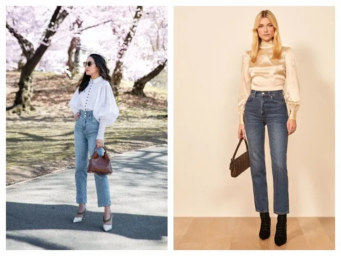 С чем носить прямые джинсы: 7 самых универсальных образов