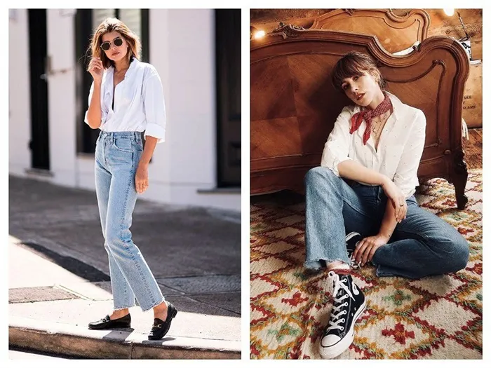 С чем носить прямые джинсы: 7 самых универсальных образов