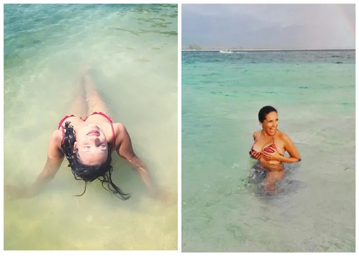 Ольга Дибцева горячие фото плавает в воде