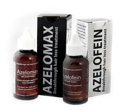 Лосьоны для стимуляции роста волос: Azelomax и Azelofein