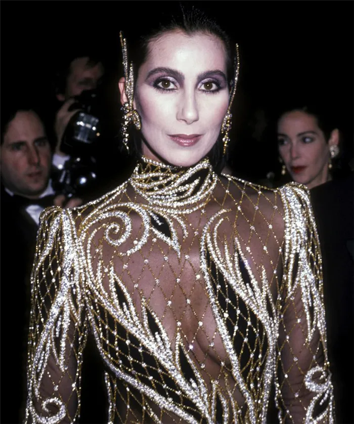 Шер на Met Gala в 1985 году