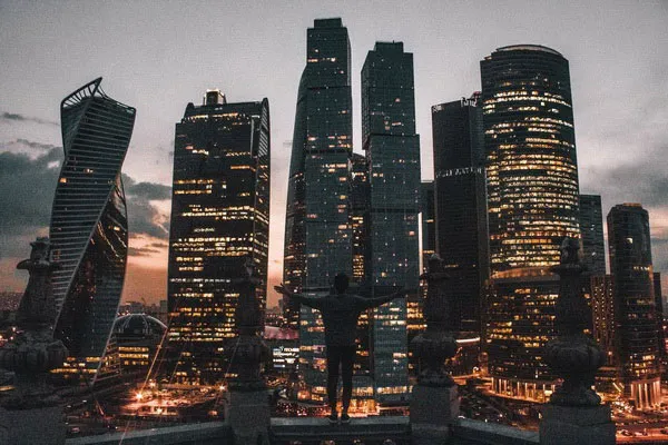 Московские небоскрёбы.