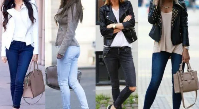 Что значит джинсы скинни и с чем их носить, модные и стильные образы
