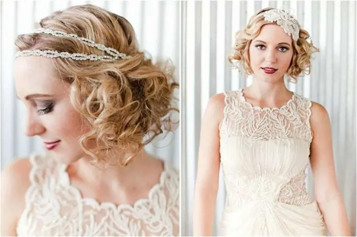 Прическа на свадьбу в греческом стиле на короткие волосы