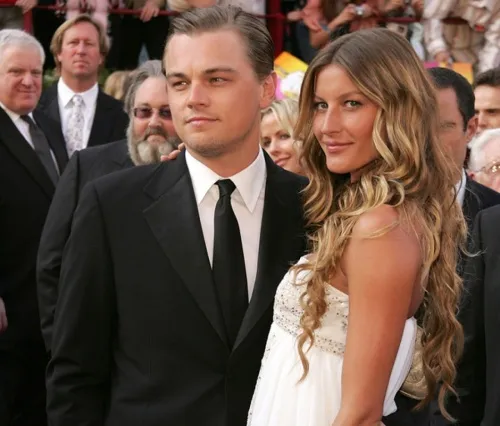 Леонардо с Жизель Бундхен