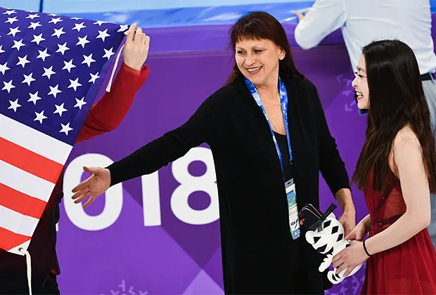 Олимпийские игры-2018. Марина Зуева (в центре)