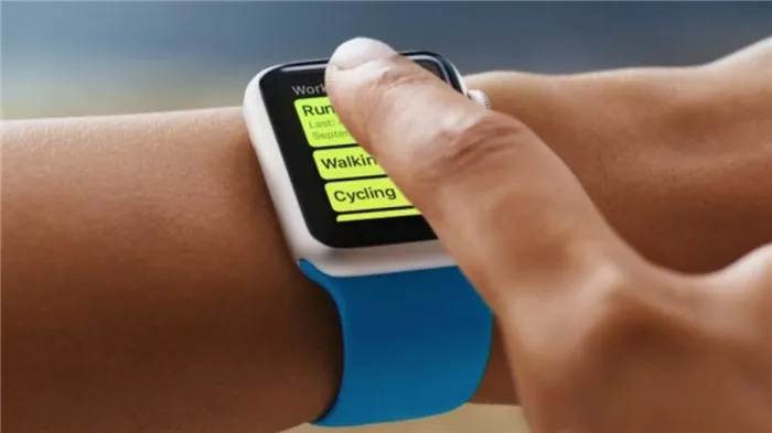 Приложения для фитнес браслетов Apple watch workout