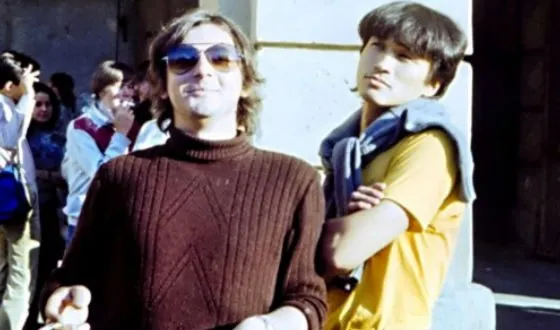 Виктор Цой и Майк Науменко (1985 год)
