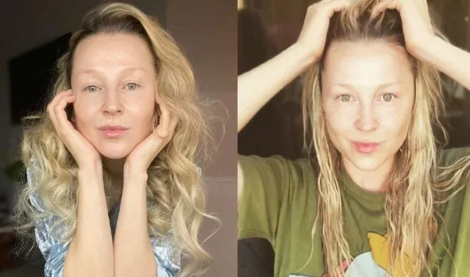 Ольга Медынич без макияжа
