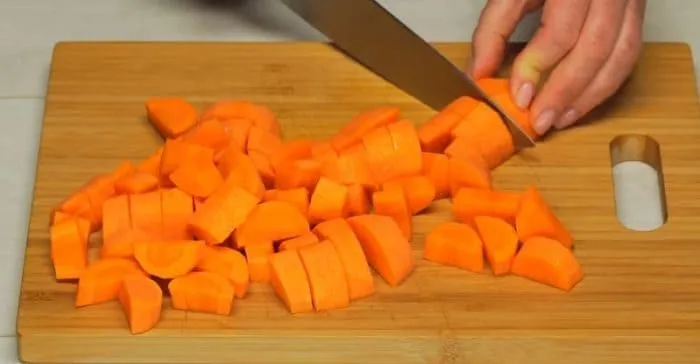Резанная морковка