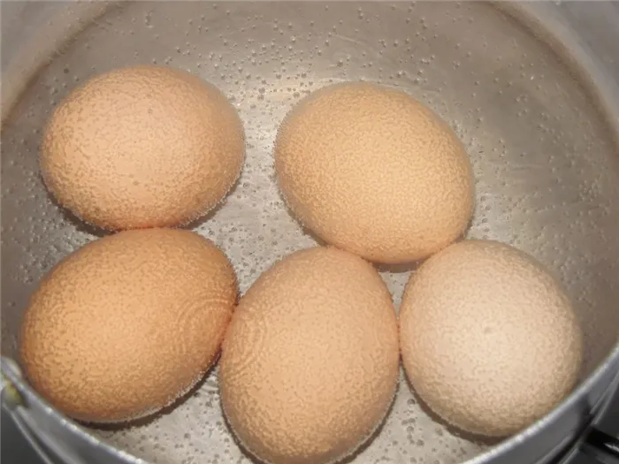 Приготовление куриных яиц