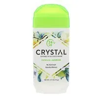 Дезодорант твёрдый невидимый, ваниль и жасмин / Crystal Body Deodorant 70 г, CRYSTAL