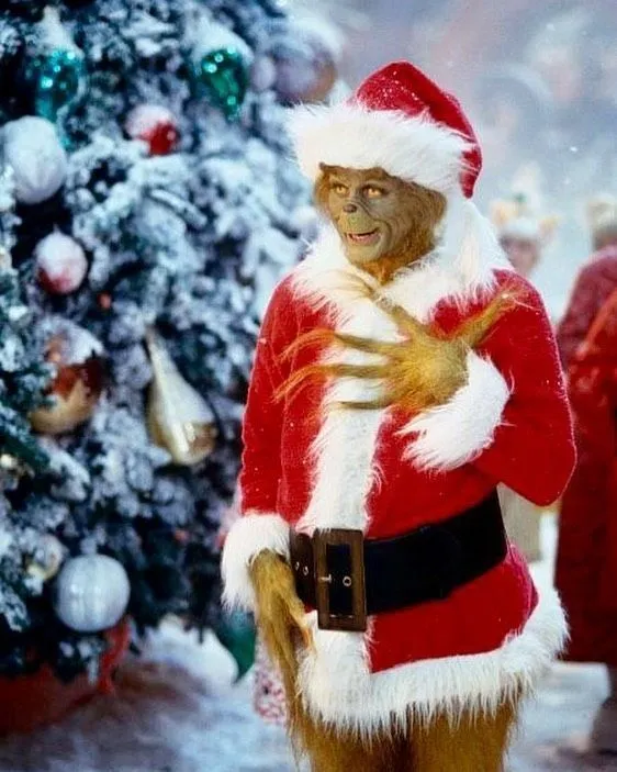 Джим Керри в роли Гринча - похитетеля Рождества. Фото: Инстаграм @jimcarrey__