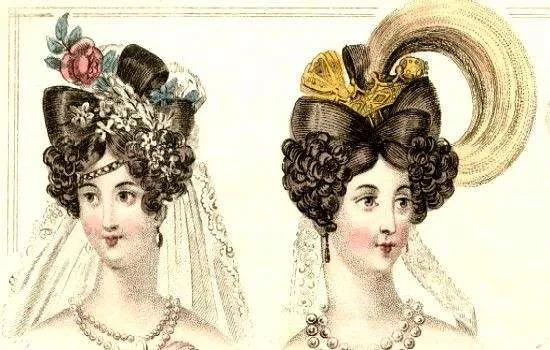 Сложные конструкции из волос – причёски 19 века