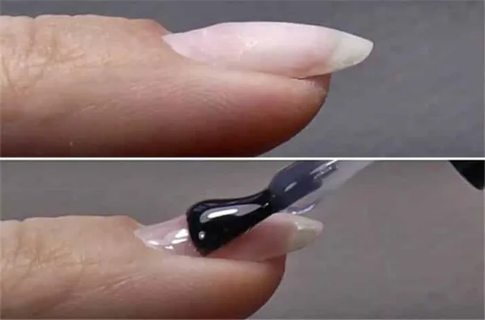 выравнивание ногтевой пластины