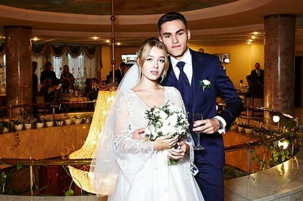 Свадебное фото сына Андреева