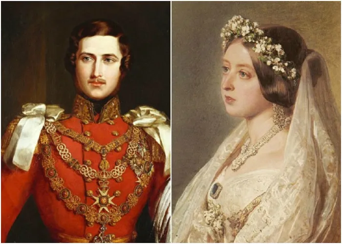 Принц Альберт + королева Виктория = любовь. 