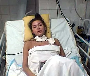 Виктория Карасева в больнице.