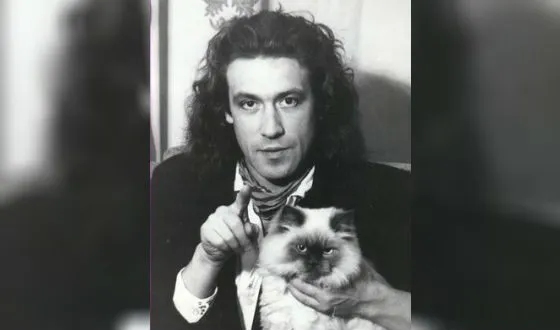 Владимир Кузьмин и его кот Внезапка