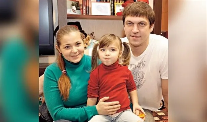 Ирина Пегова, Дмитрий Орлов и их дочь Татьяна