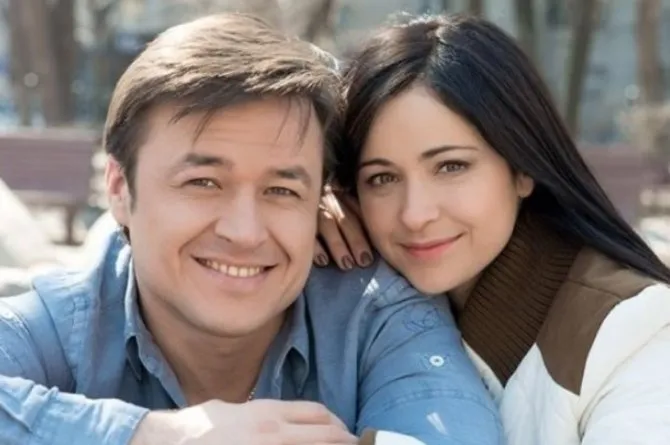 Любовь Тихомирова с мужем