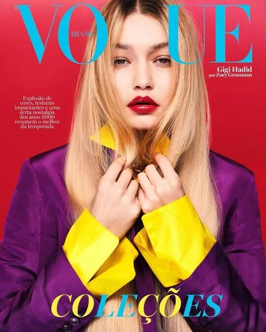Gigi Hadid на обложке бразильского Vogue