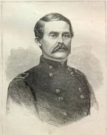​Бригадный генерал Джон Бьюфорд, командир 1-й кавалерийской дивизии армии США в корпусе Плезонтона Harper