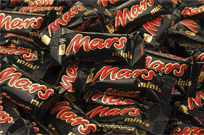 Шоколадные батончики и драже компании «Марс»