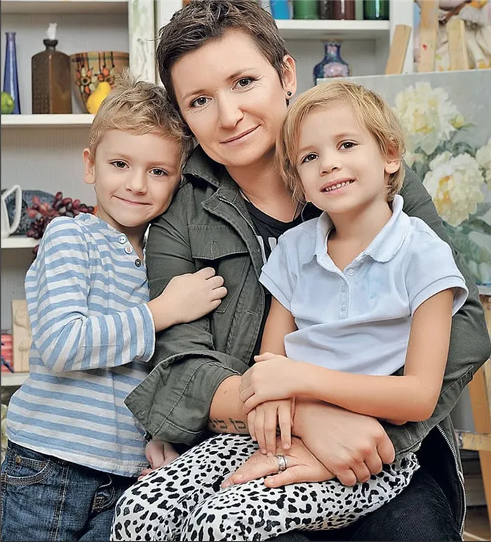 Диана Арбенина с детьми