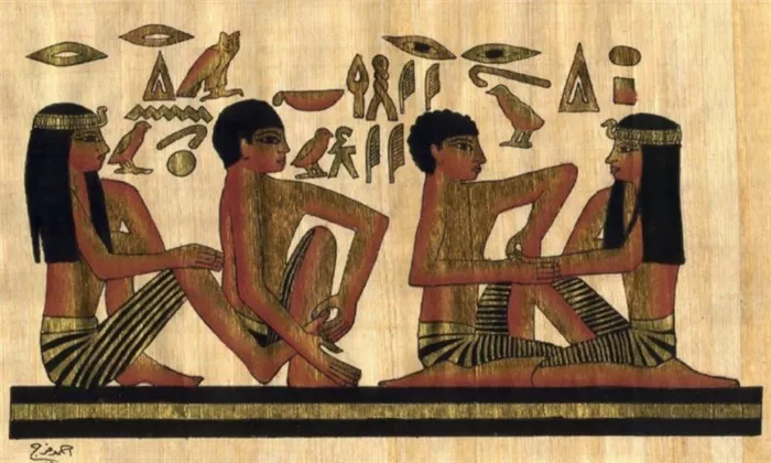 Маникюр в Древнем Египте