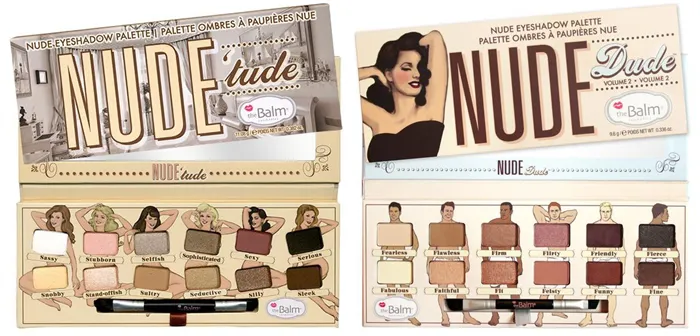 Палетки Nude ‘Tude и Nude Dude от theBalm