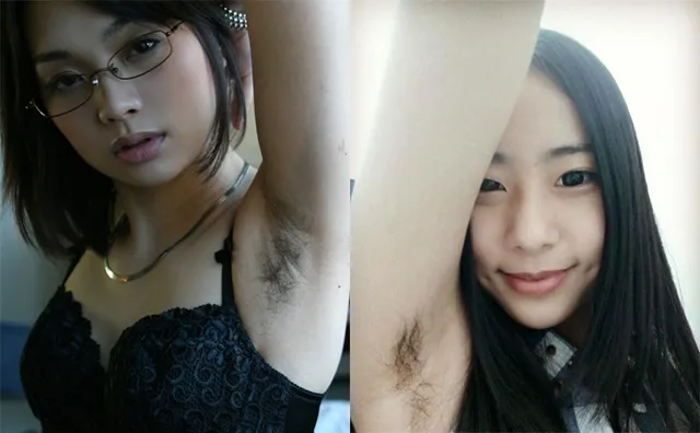 китаянки не бреют подмышки