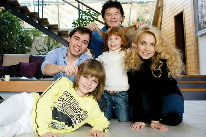 Марина Муравьева с семьей