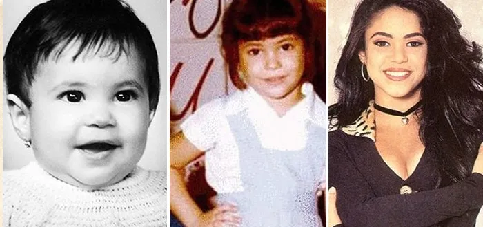 Шакира в детские и юные годы.