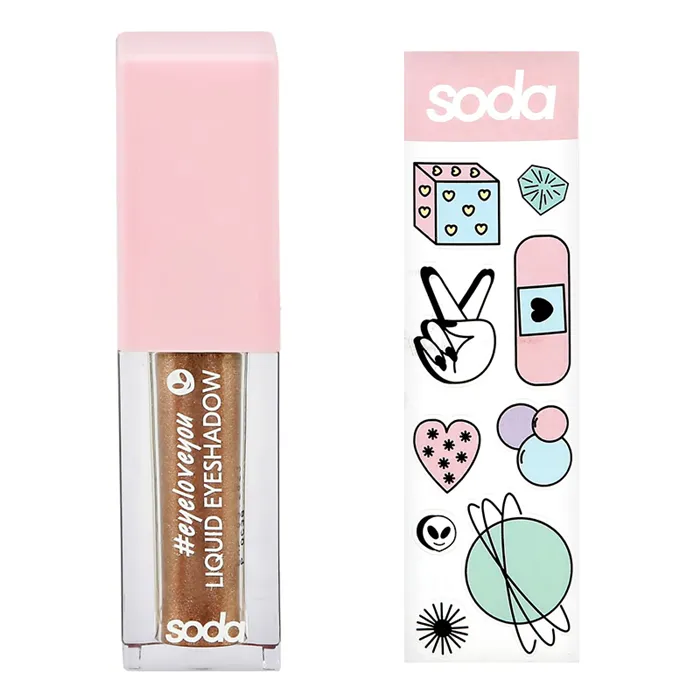 Матовые жидкие тени Soda Liquid Eyeshadow тон 004 Mermaid Skin