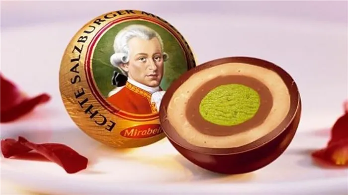 Конфета Echte Salzburger Mozartkugel